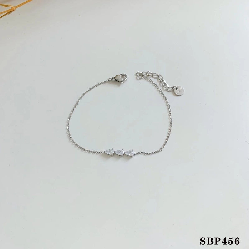 Casual Geometric 304 Stainless Steel 16K Gold Plated White Gold Plated Gold Plated Zircon Bracelets In Bulk