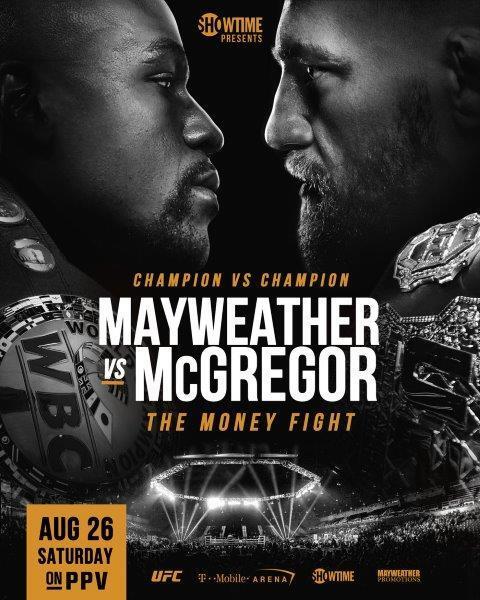 FLOYD MAYWEATHER vs CONOR MCGREGOR Boxing 8 x 10 Glossy Photo Poster painting Poster