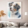 Australian Shepherd Dog-11CT Stamped Cross Stitch 40*50cm/15.75*19.69in