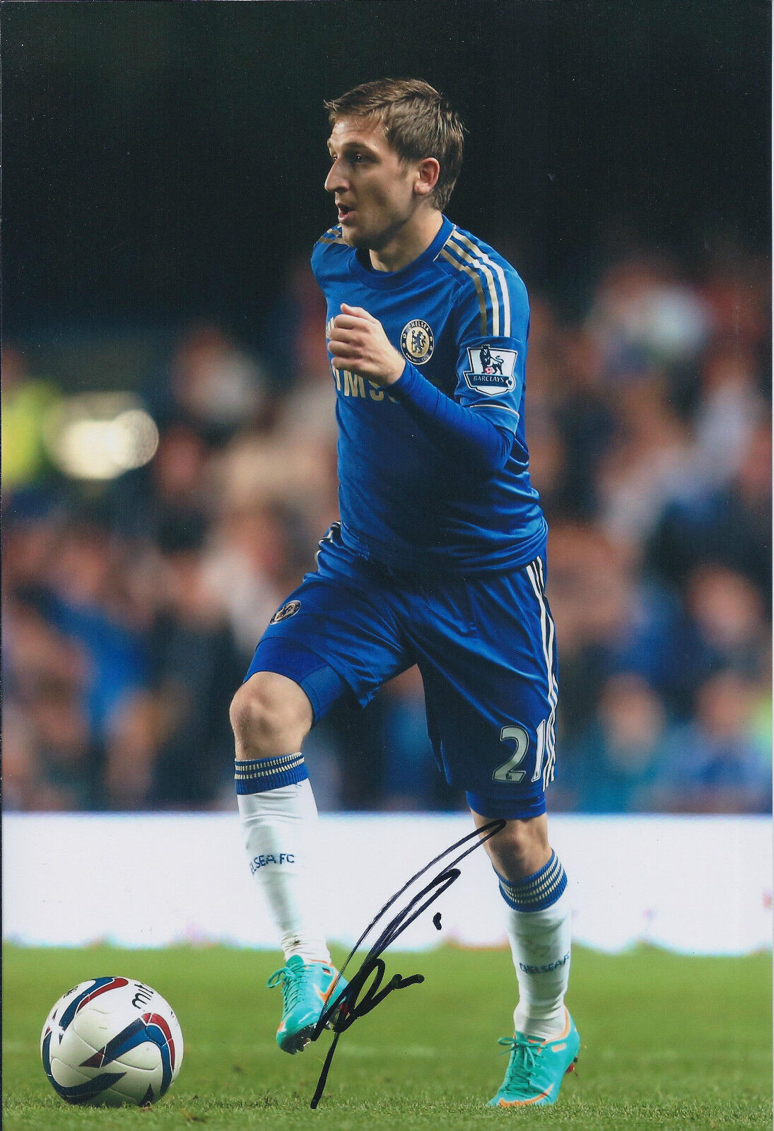 Marko MARIN SIGNED COA Autograph 12x8 Photo Poster painting AFTAL CHELSEA Germany World Cup 2010