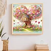 Blumen im Wald - speziell geformtes Diamond Painting - 30*30cm