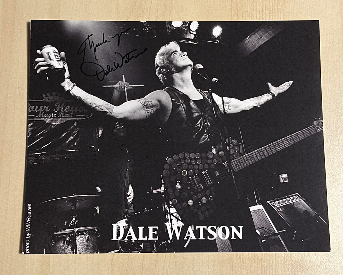 DALE WATSON HAND SIGNED 8x10 Photo Poster painting COUNTRY MUSIC STAR LEGEND AUTOGRAPHED COA