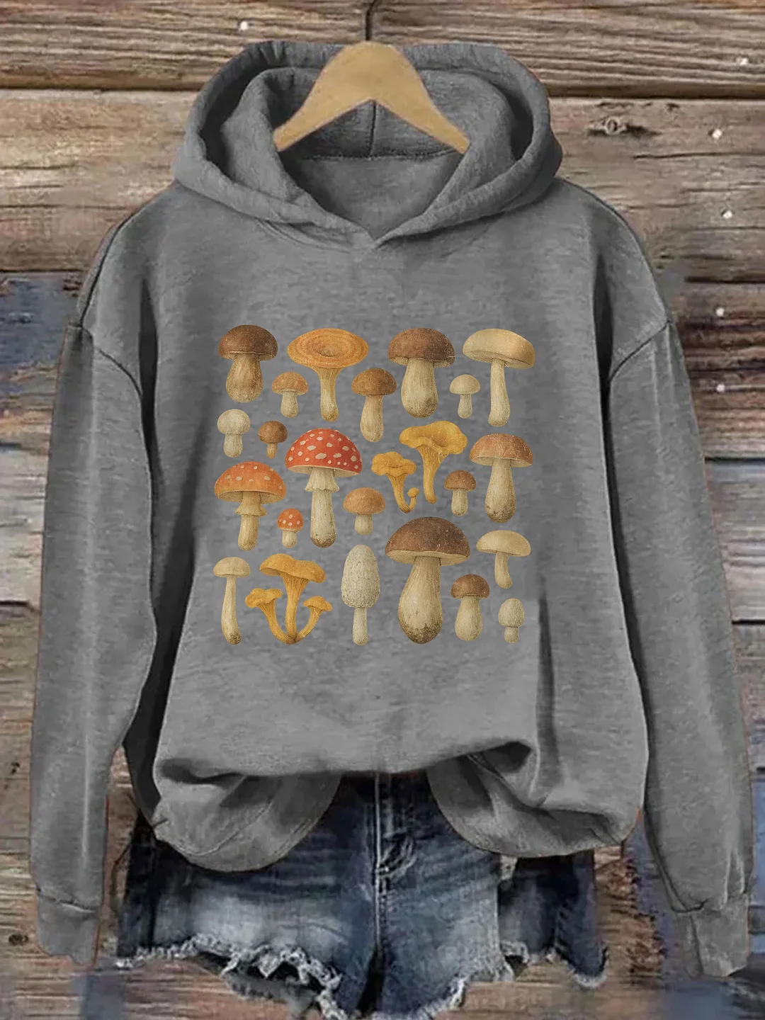 Vintage Mushroom Hoodie