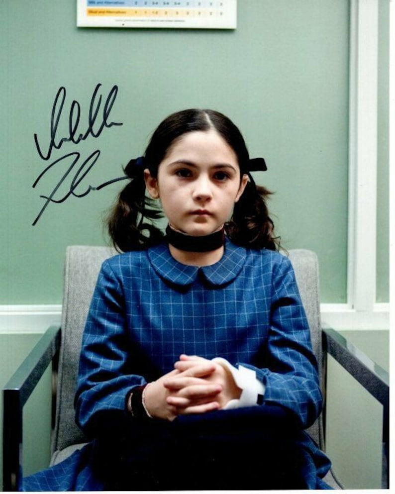 Isabelle fuhrman signed autographed orphan esther Photo Poster painting