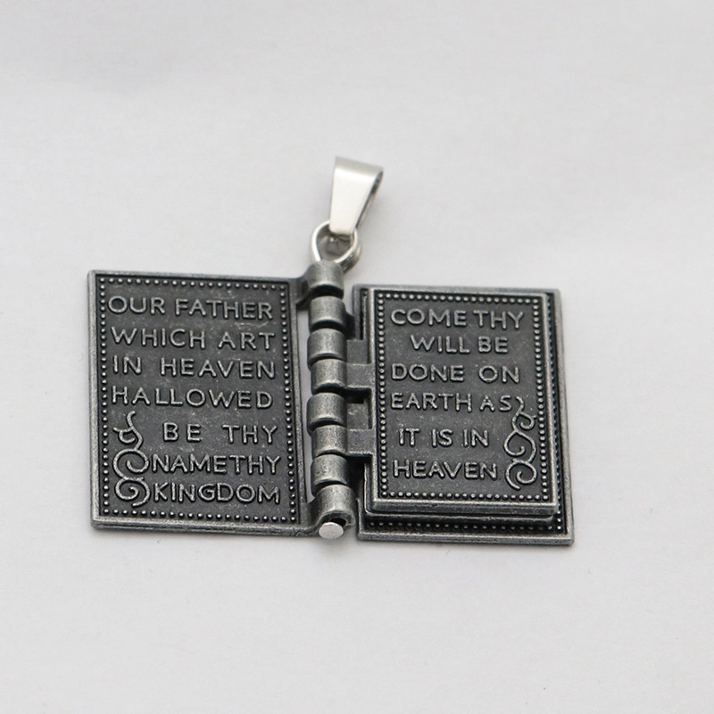 Minimalist Book Letter Alloy Plating Keychain