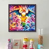 Pokémon-11CT Stamped Cross Stitch 40*40cm/15.75*15.75in