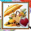 Beach Tote Glass Bead Partial 11CT DIY Stamped Cross Stitch Kits for Beginners Adults Home Decor Cross Stitch Art and Crafts Kits 14.04x14.04in