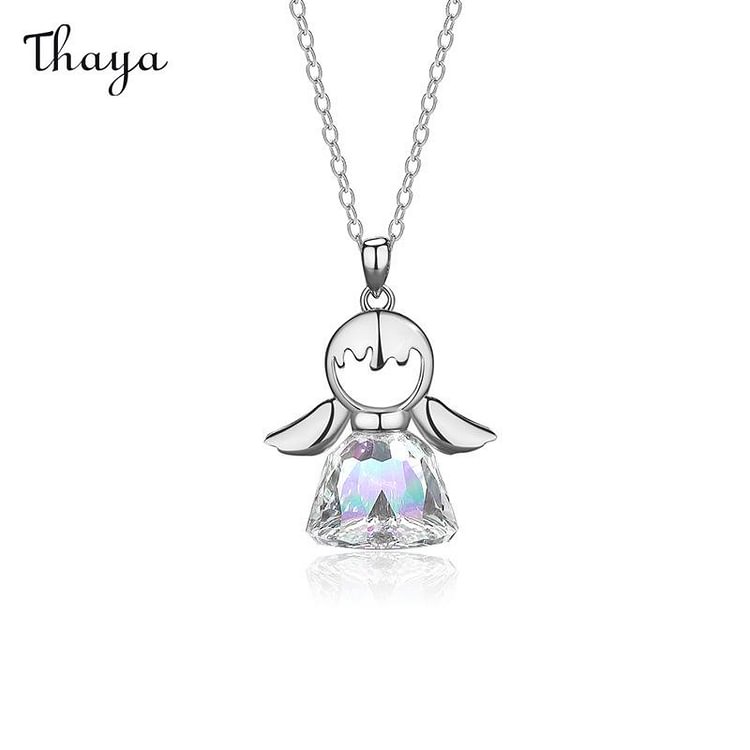 Thaya 925 Silver Angel Necklace