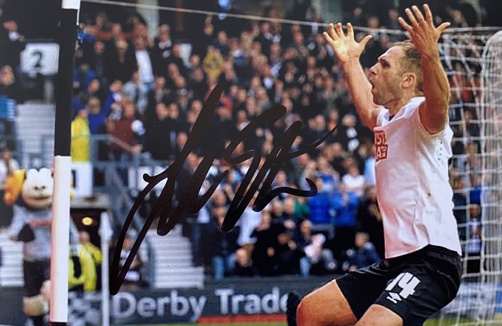 John Eustace Genuine Hand Signed Derby County 6X4 Photo Poster painting