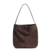Large Capacity Nubuck Leather Texture Women's Shoulder Bag