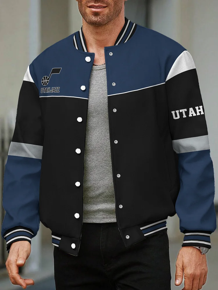Utah Jazz Limited Edition Full-Snap Casual Jacket