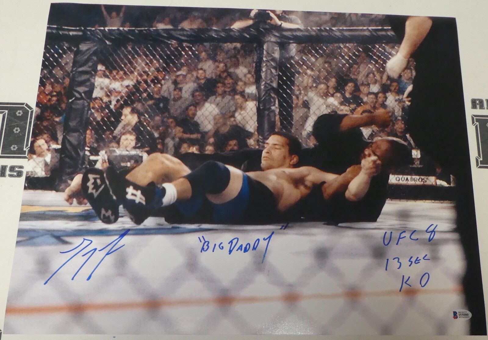 Gary Goodridge Signed 16x20 Photo Poster painting BAS Beckett COA UFC 8 1996 Picture Autograph