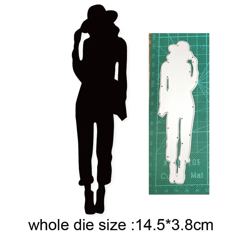 2021 New Craft Dies Africa Woman Metal Cutting Dies Cut Die Mold Decoration Scrapbook Dies Knife Mould Blade Punch Stencils Dies