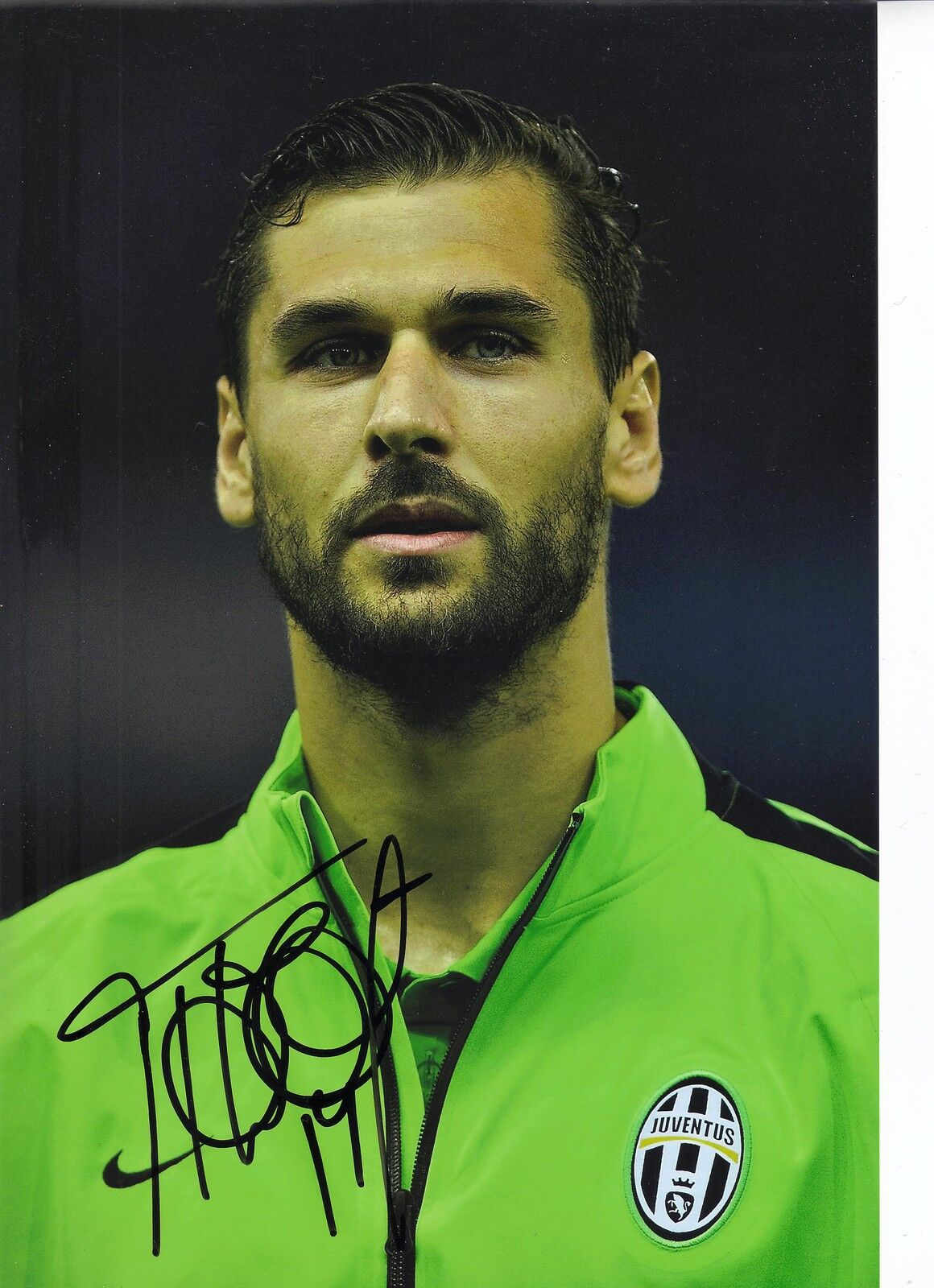 Fernando Llorente Genuine Hand SIgned Juventus 12X8 Photo Poster painting (1829)