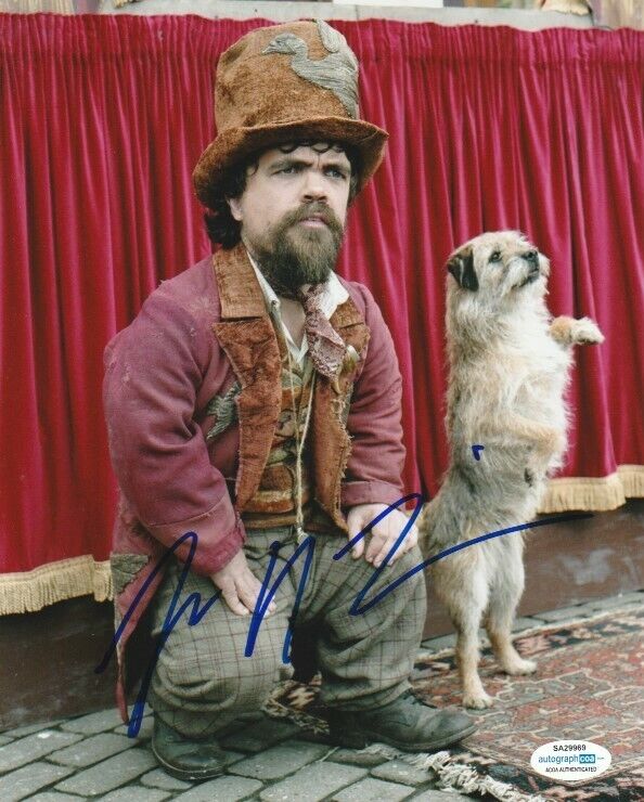 PETER DINKLAGE SIGNED LASSIE