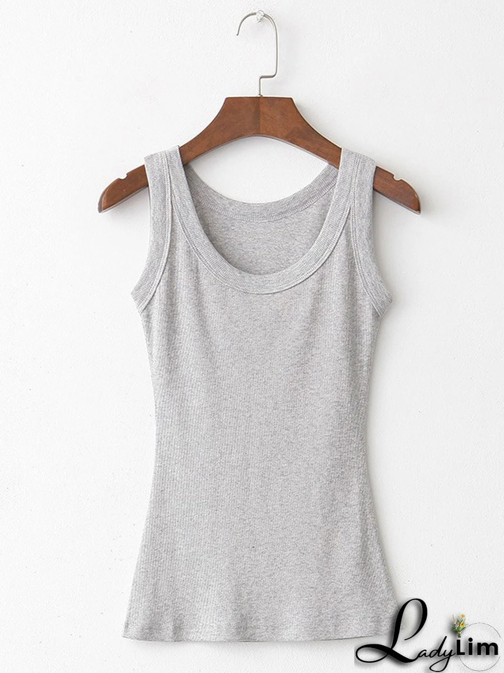 5 Colors Simple Solid Color Sleeveless Vest Top