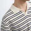 2023 Men&rsquo;s Versatile Simple Fashionable Lapel Striped Polo Shirt