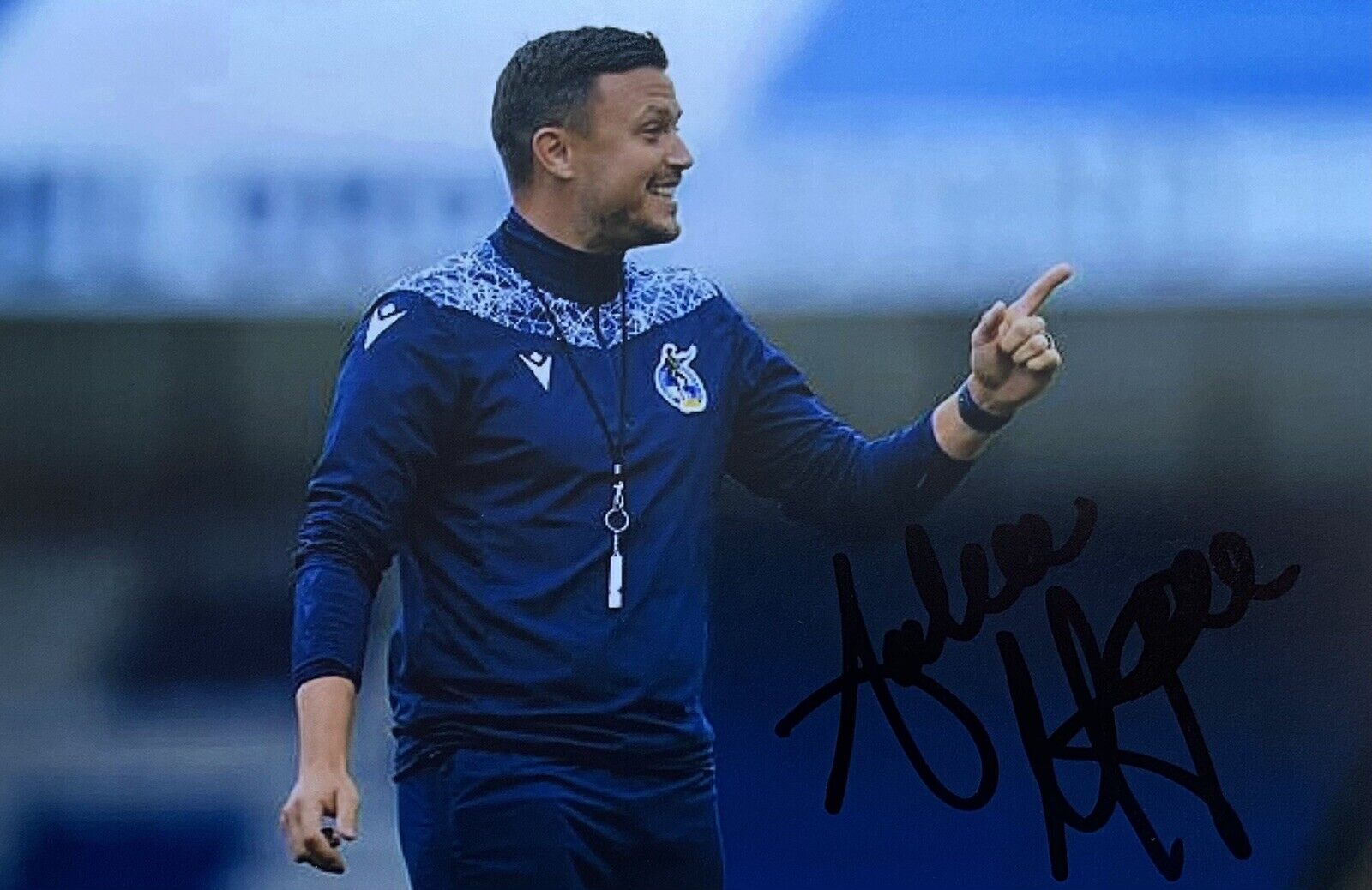 Andrew Mangan Genuine Hand Signed Bristol Rovers 6X4 Photo Poster painting