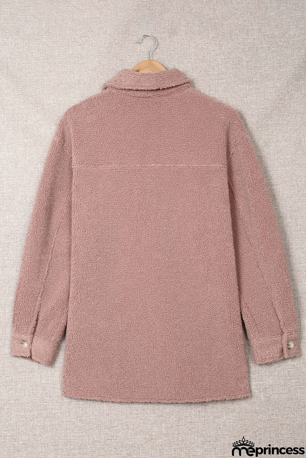 Flap Pockets Button Front Jacket