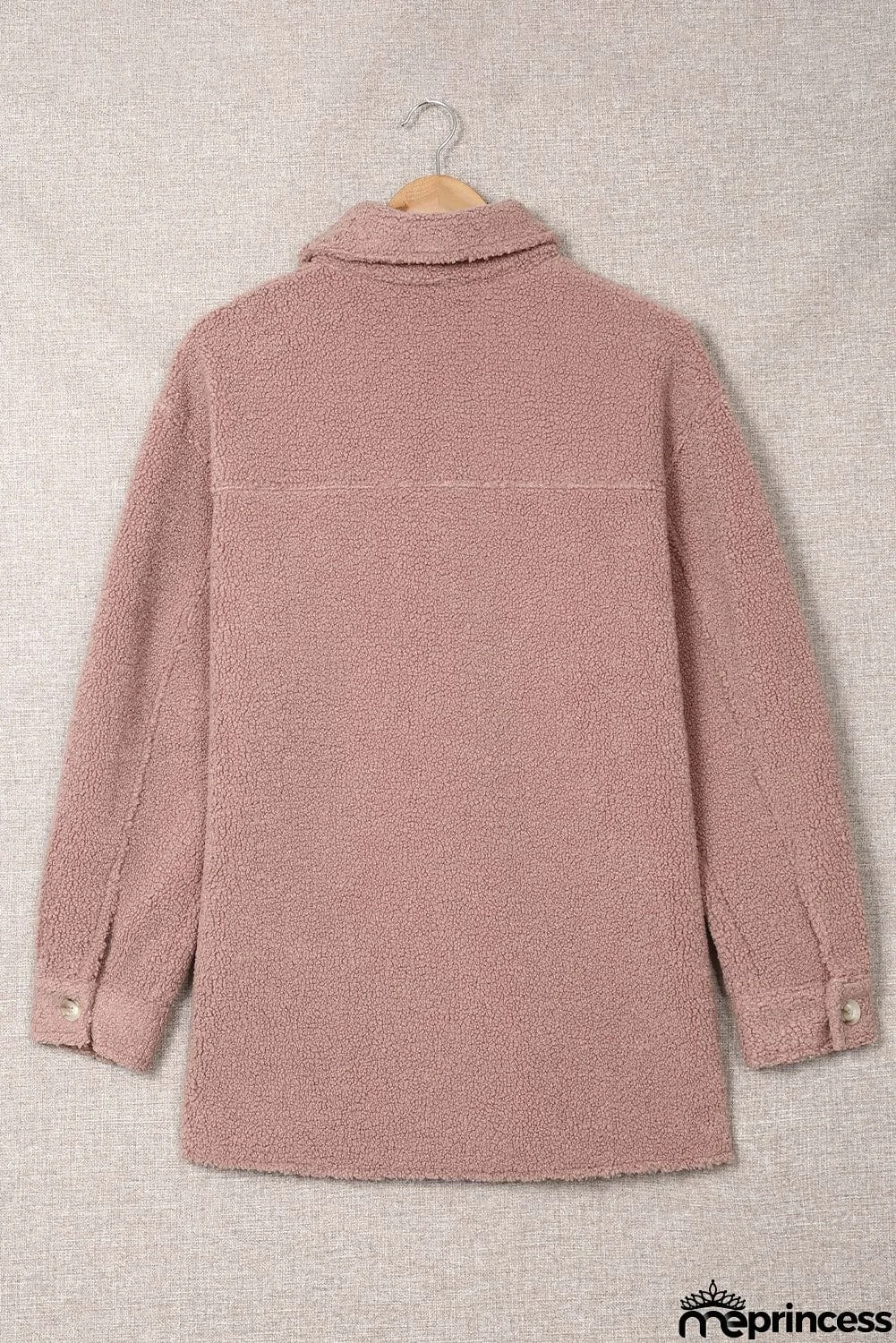 Flap Pockets Button Front Jacket