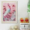 Diamond Painting -DIY Round Dril Pink Peafowl