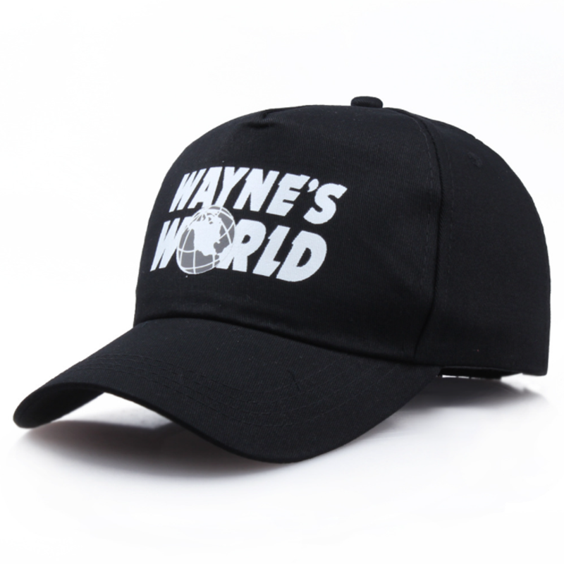 Wayne's World Letter Print Casual All-match Hat