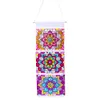 DIY Diamond Painting 3 Pockets Home Organizer Wall Door Hanging Storage Bag Kit