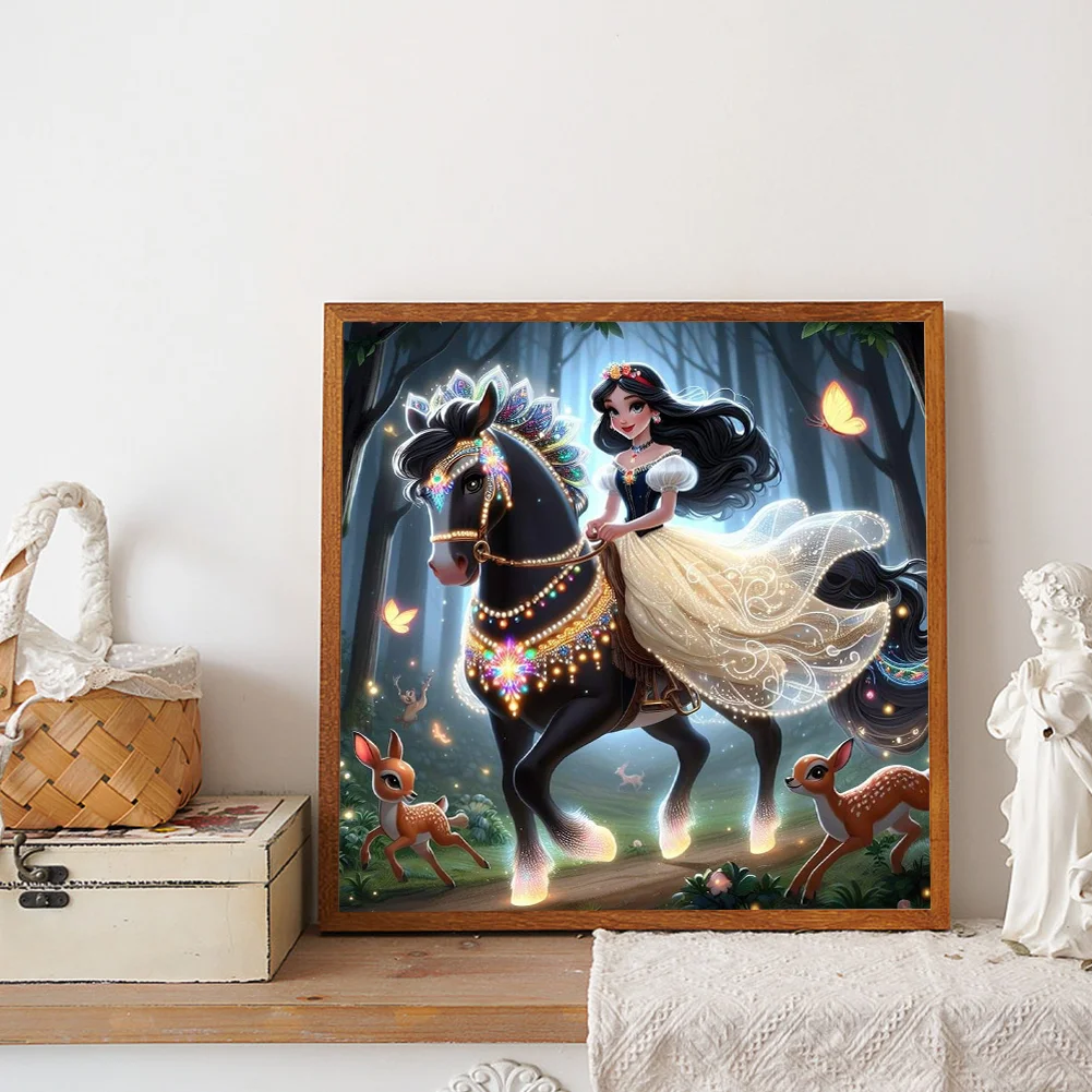 Diamond Painting - Full Round Drill - Princess Snow White(Canvas|40*40cm)