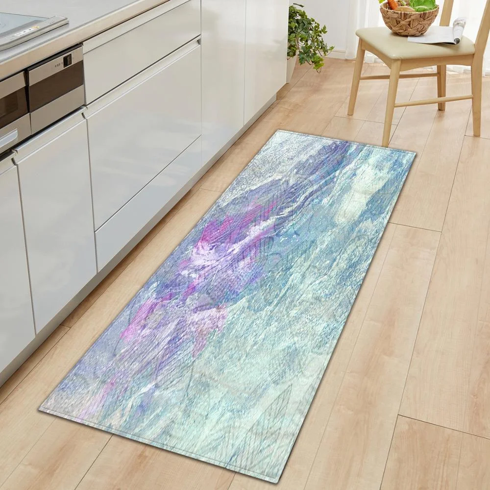 Kitchen Mat Bedroom Entrance Door mat Living Room Carpet Home Hallway Floor Decoration  Bathroom Non-slip Absorbent Rug