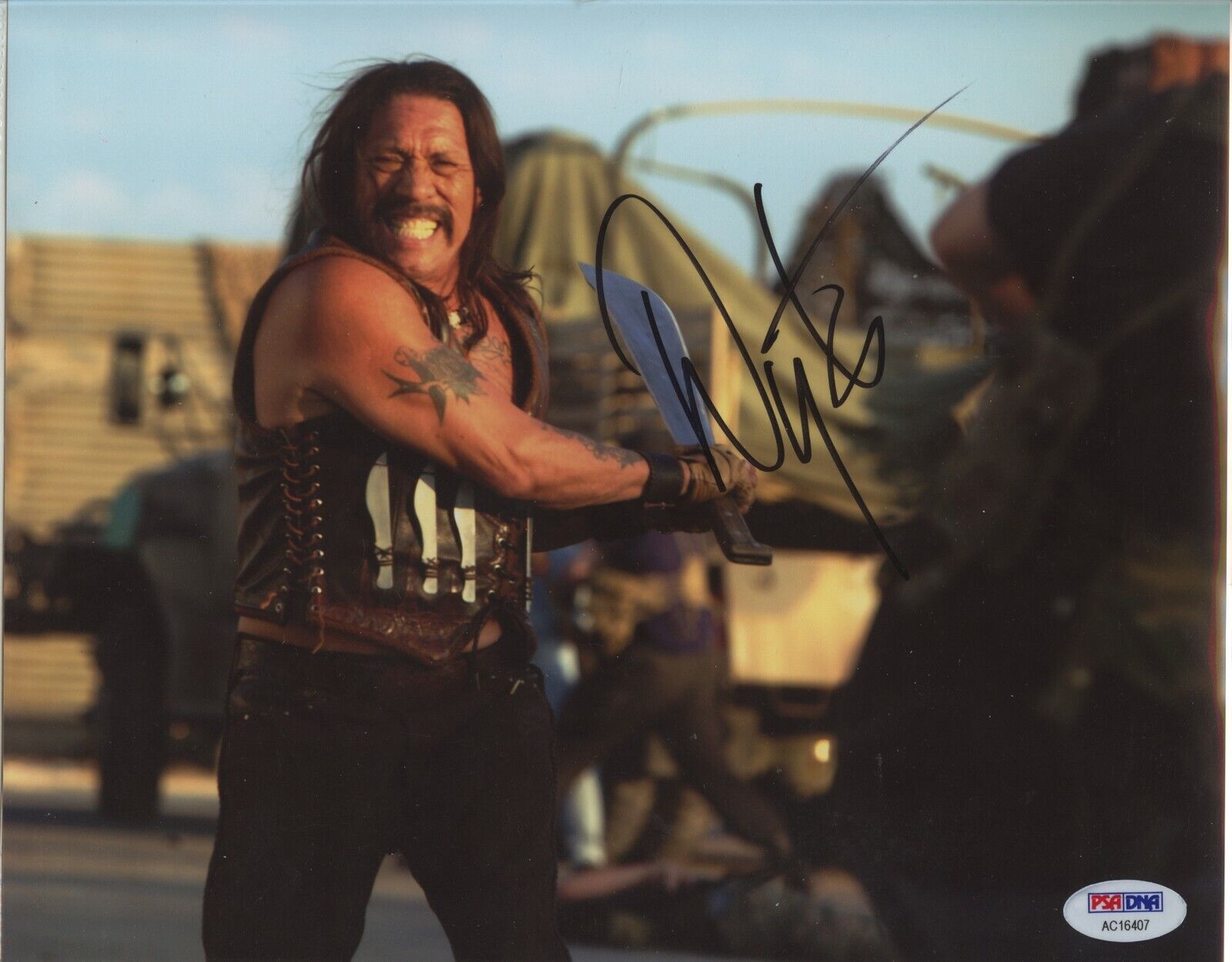 DANNY TREJO 8x10 Photo Poster painting Signed Autographed Auto PSA DNA COA Machete