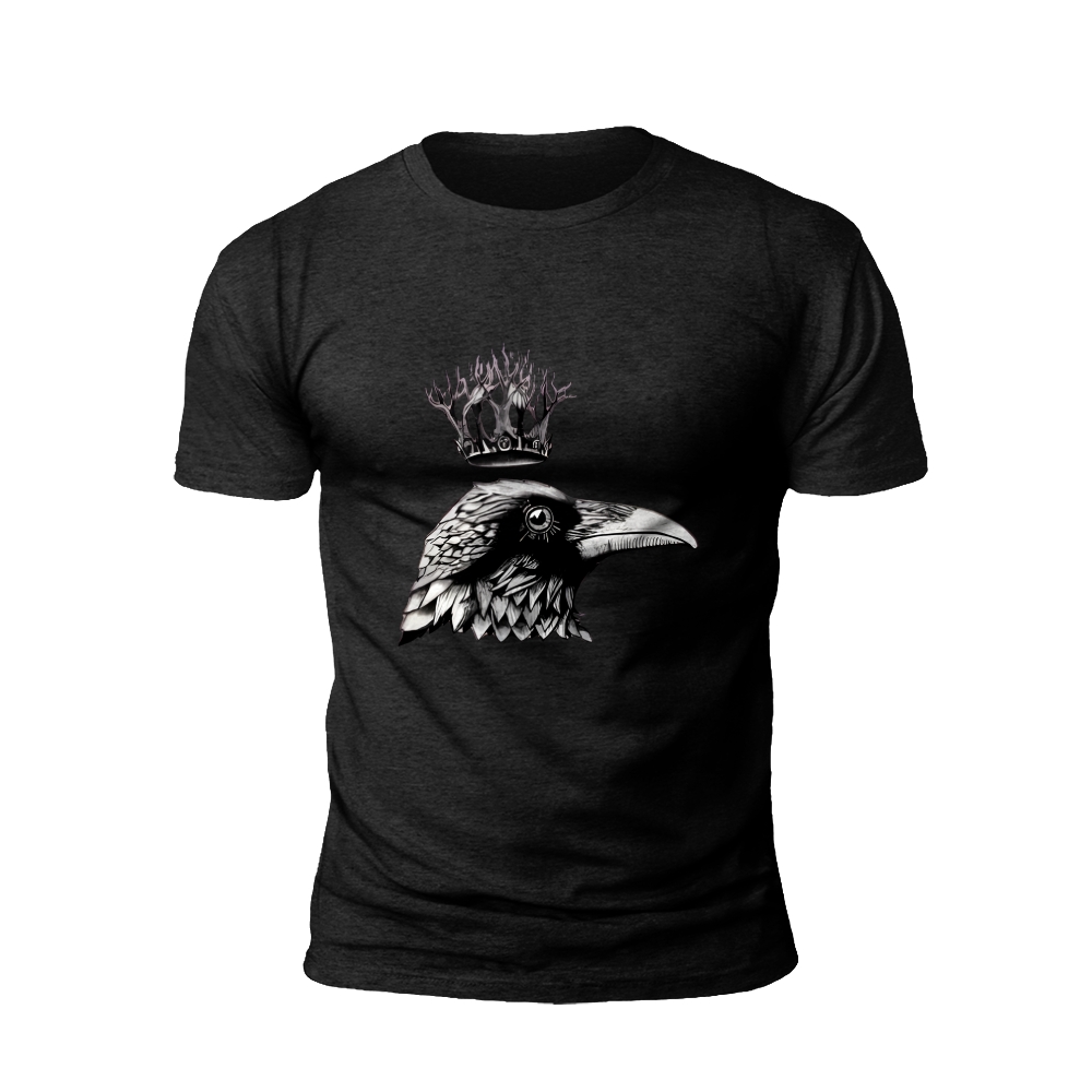 Regal Raven Crowned T-Shirt T-shirt