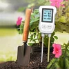 3 In1 Soil PH Tester LCD Temperature Humidity Meter for Flower Plant Potted