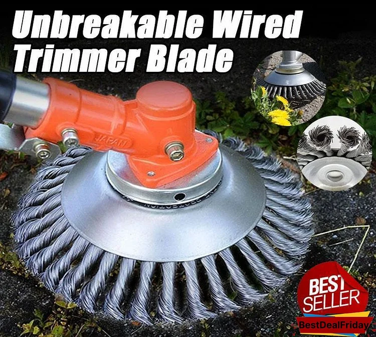 unbreakable wired trimmer blade