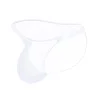 Men's Sexy Ice Silk Transparent Elastic Seamless Briefs