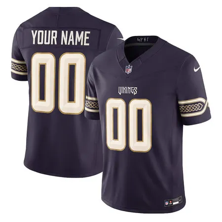 Men's Minnesota Vikings Purple 2026 Rivalries Collection Vapor F.U.S.E. Limited Custom Jersey