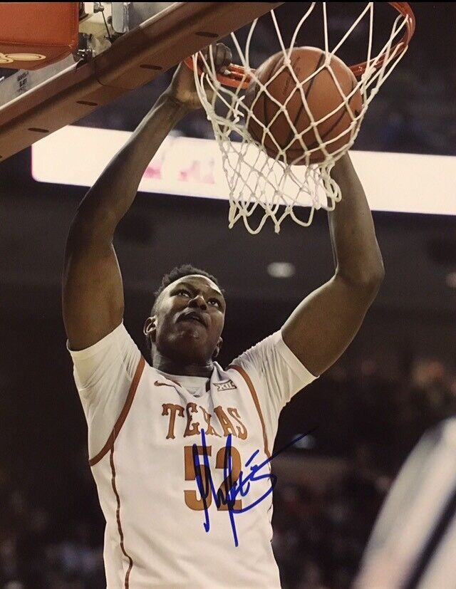 PROOF! MYLES TURNER Signed Autographed 8x10 Photo Poster painting Texas Longhorns Pacers