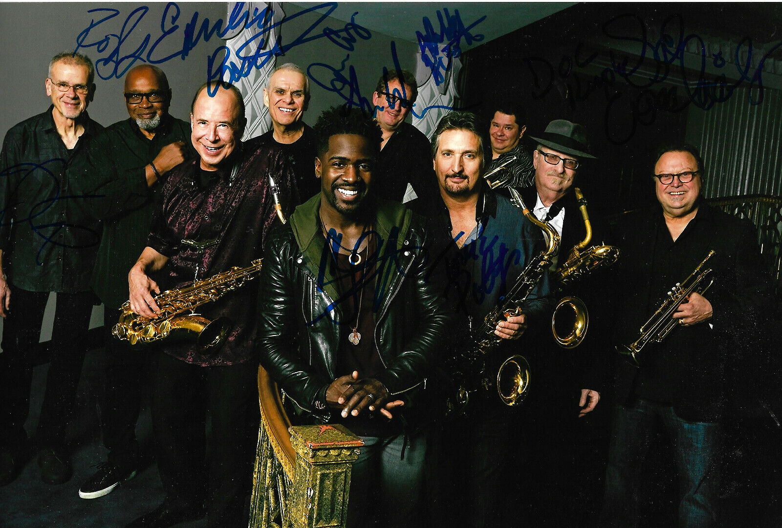 Tower of Power full signed 8x12 inch Photo Poster painting autographs