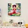 Lotus Fairy-11CT Stamped Cross Stitch 50*50cm/19.69*19.69in