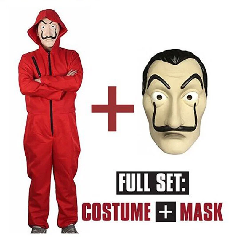Adult Money Heist Dali Halloween Costume