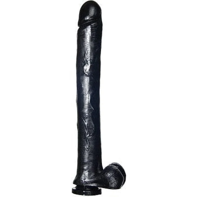 Pornhint Exxxtreme Dong 16 Inches Suction Cup - Black