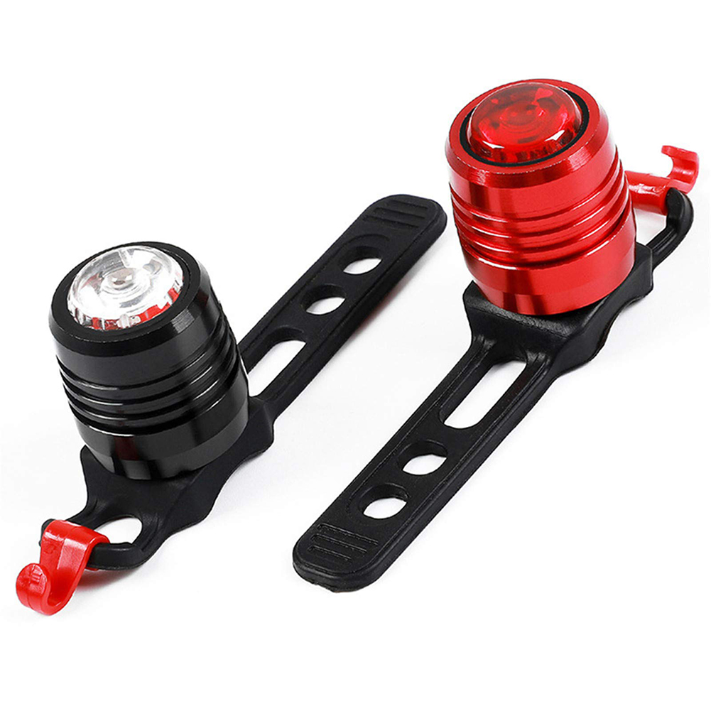

LED aluminum alloy helmet red light tail light Silicone bicycle tail lamp, 501 Original