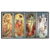 (Stamped/Counted) Four Seasons Goddess-11CT Cross Stitch 90*50cm/35.43*19.69in(Big Size)