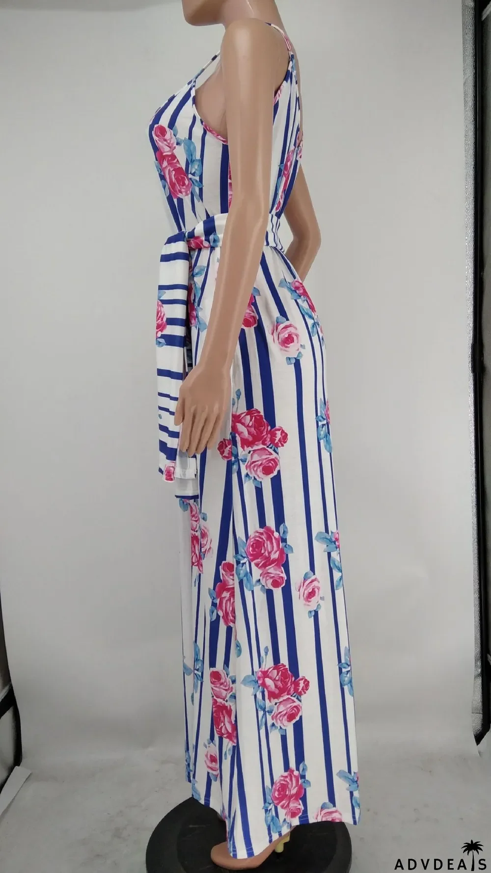 Tie-Dye Colorful Print Sling Loose Dress