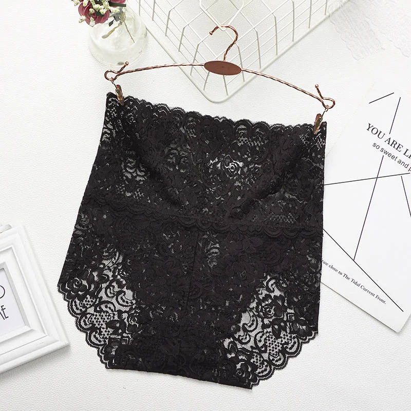Billionm Women Panties Sexy Lace Underwear Woman Knickers Lace Panties Mesh Floral Lingerie Female Seamless Briefs Underpants Plus Size