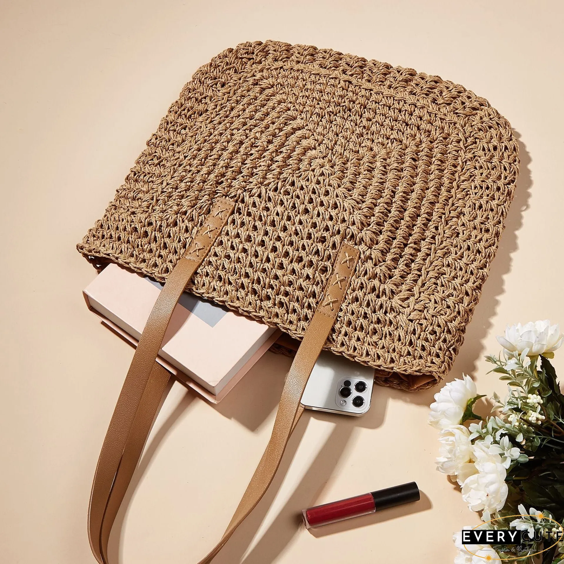 Straw Woven Bag Shoulder Woven Bag