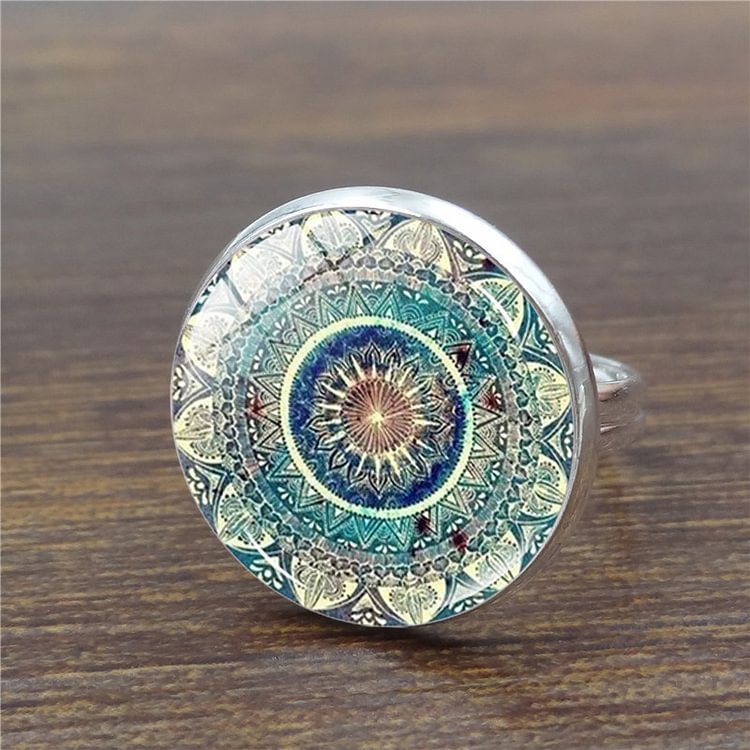 Mandala Flower Ring