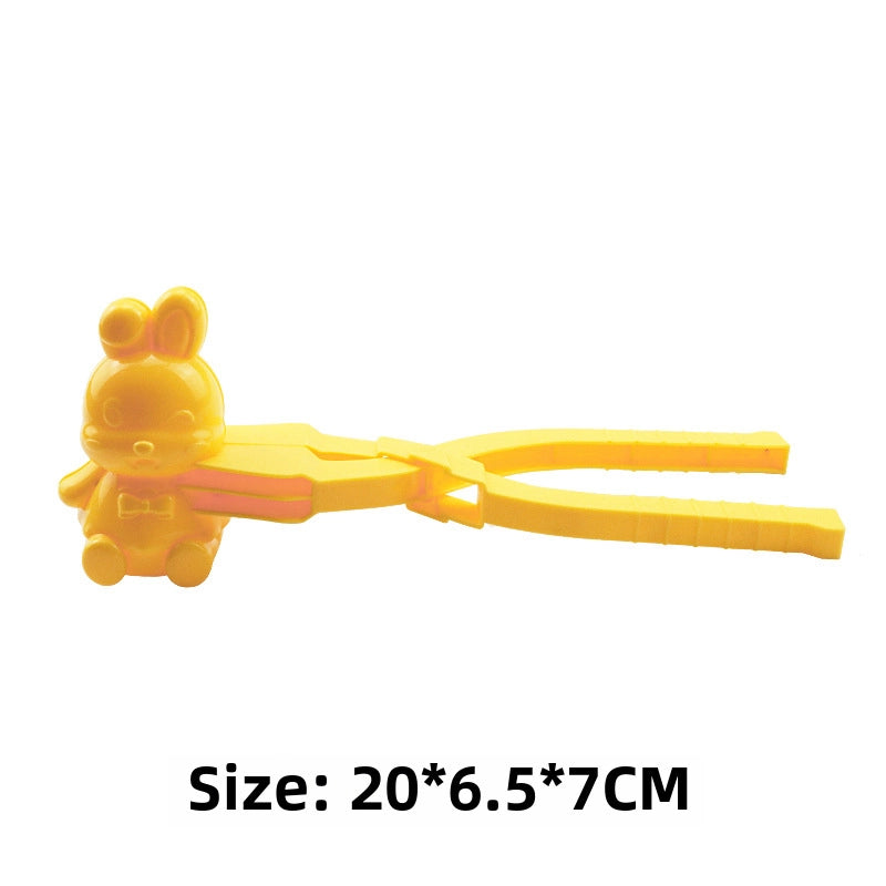 Children’s Winter Outdoor Toy Snow Clip Snowball Fight Artifact Snowflake Love Snowball Clip Play Snow Toy Sand Mold