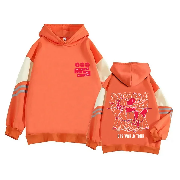 BTS Arirang World Tour Color-Block Hoodie