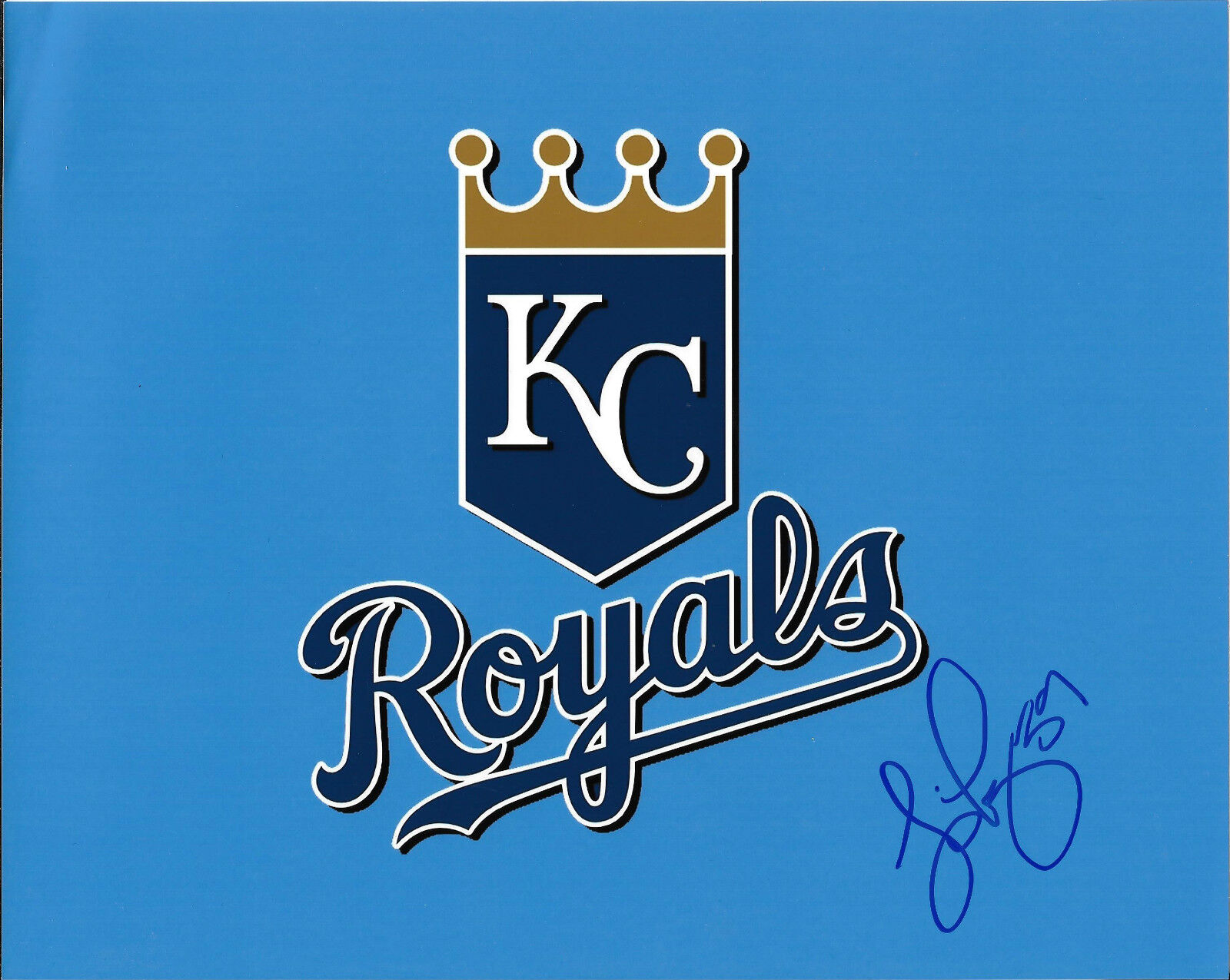 GFA Kansas City Royals * LUIS MENDOZA * Signed 8x10 Photo Poster painting L5 COA