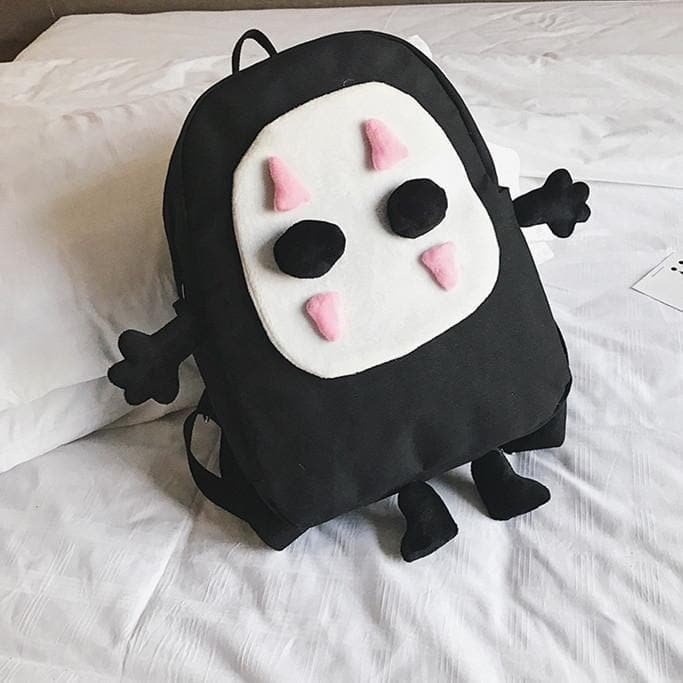 Black No Face Man Backpack SP14139